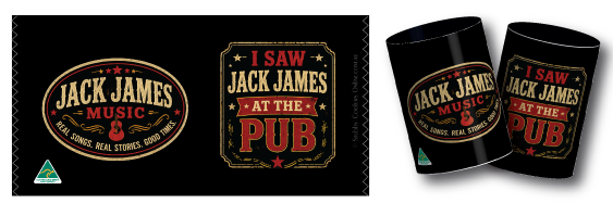 Jack James promo stubby coolers