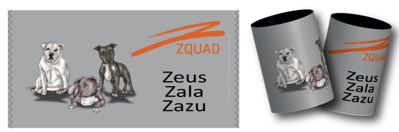 Z squad promotional  stubby coolers