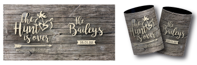 The Bailey's wedding   stubby coolers